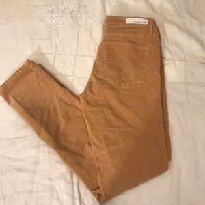 Calvin Klein Tan Corduroy Skinny Jeans